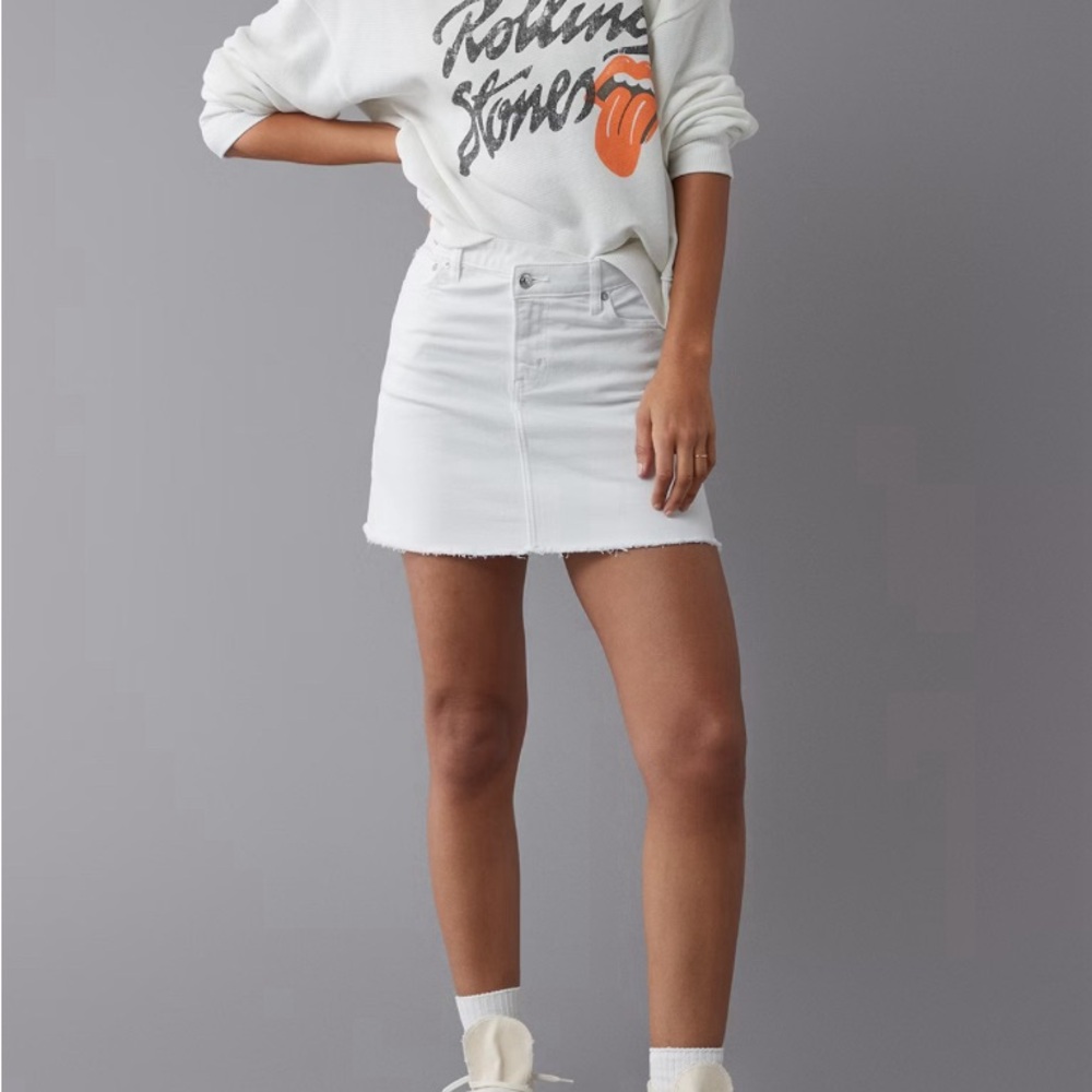 AE Stretch Denim Mini Skirt